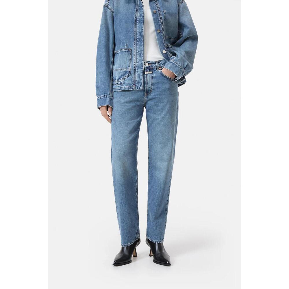 NEW CLOSED jonta relaxed jeans in mid blue